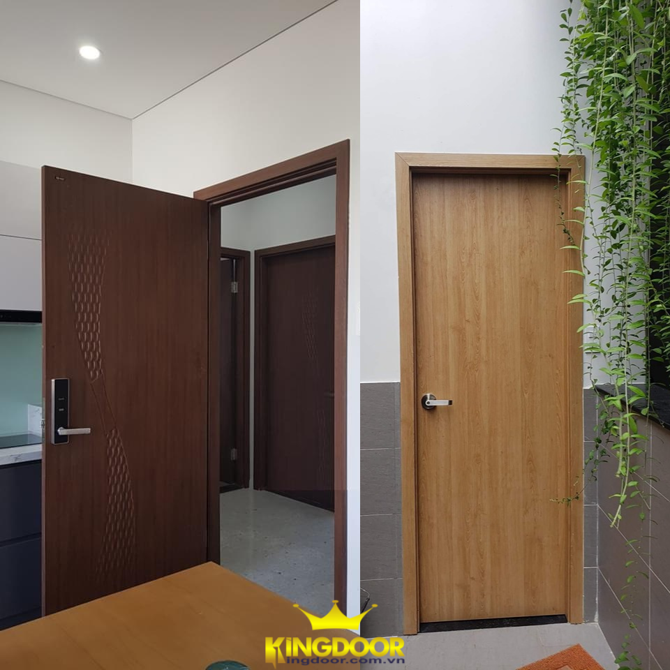 Mẫu cửa nhựa gỗ Composite và cửa nhựa ABS Hàn Quốc