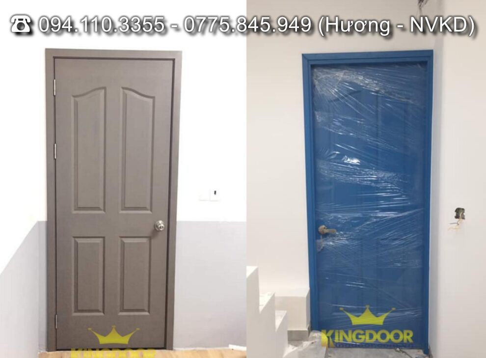 Cửa gỗ công nghiệp HDF sơn