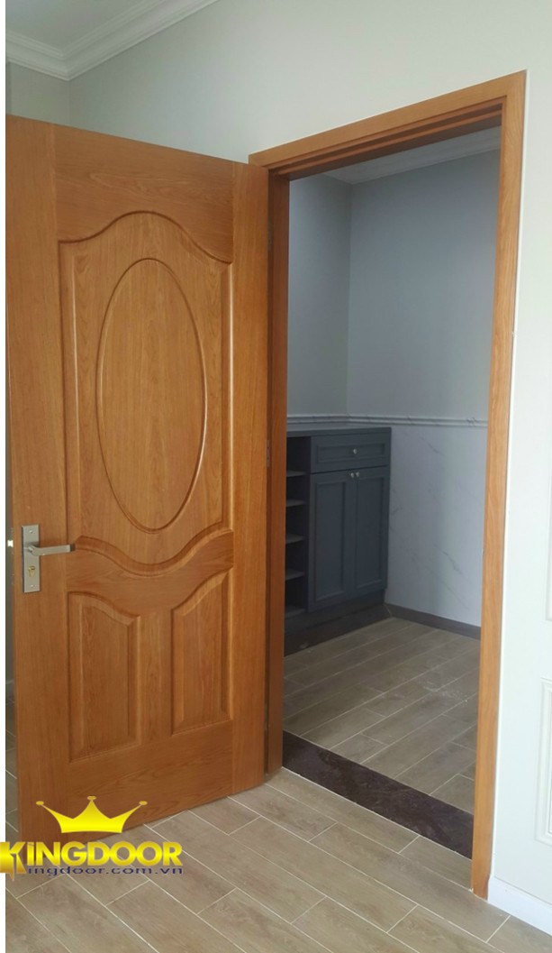 Mẫu cửa gỗ HDF giá rẻ