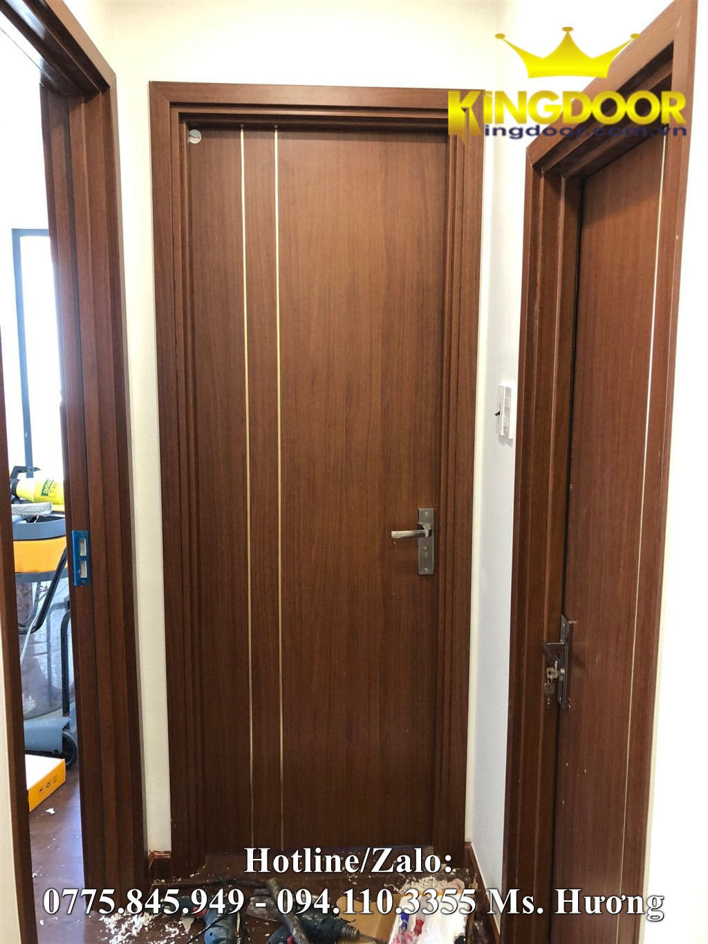 Cửa nhựa composite chỉ nhôm