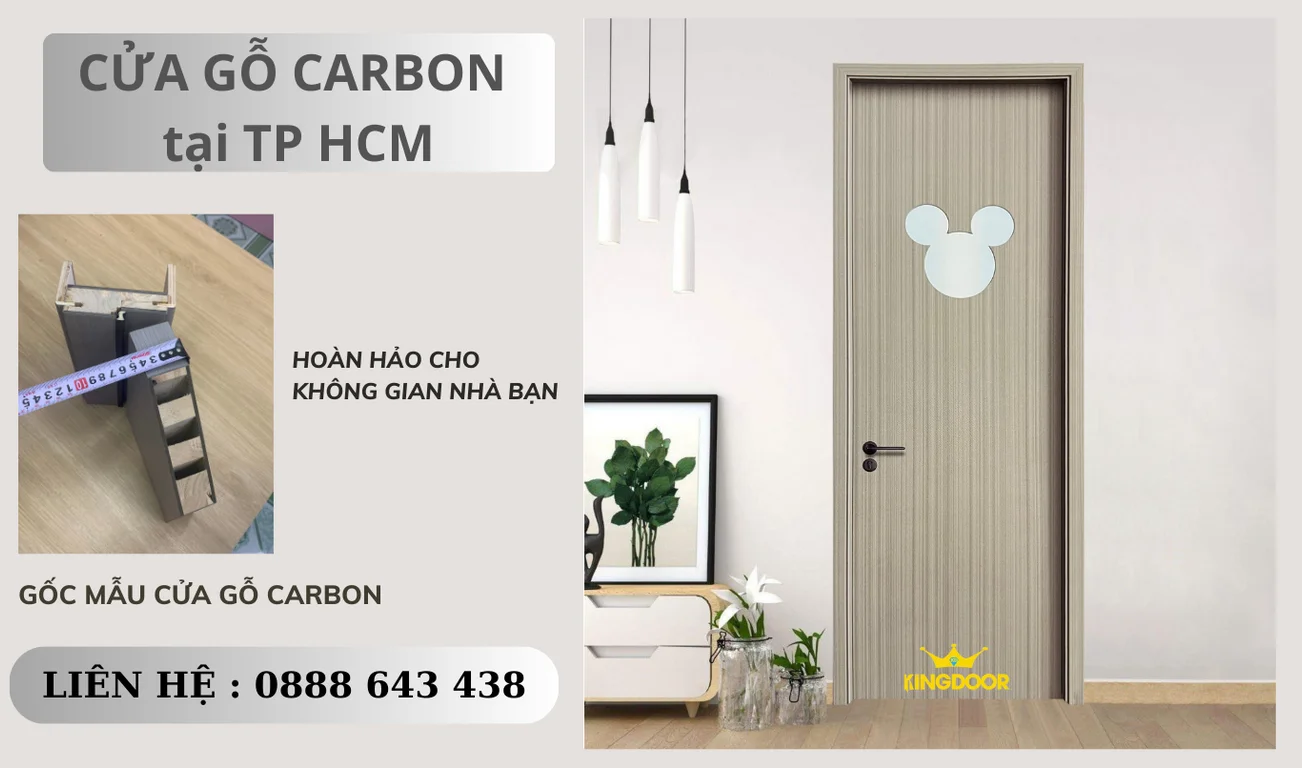 Cửa gỗ carbon tại TP HCM – Báo giá mới nhất