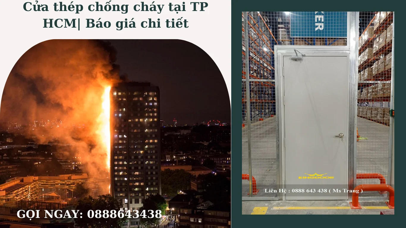 Cửa thép chống cháy tại TP HCM| Báo giá chi tiết