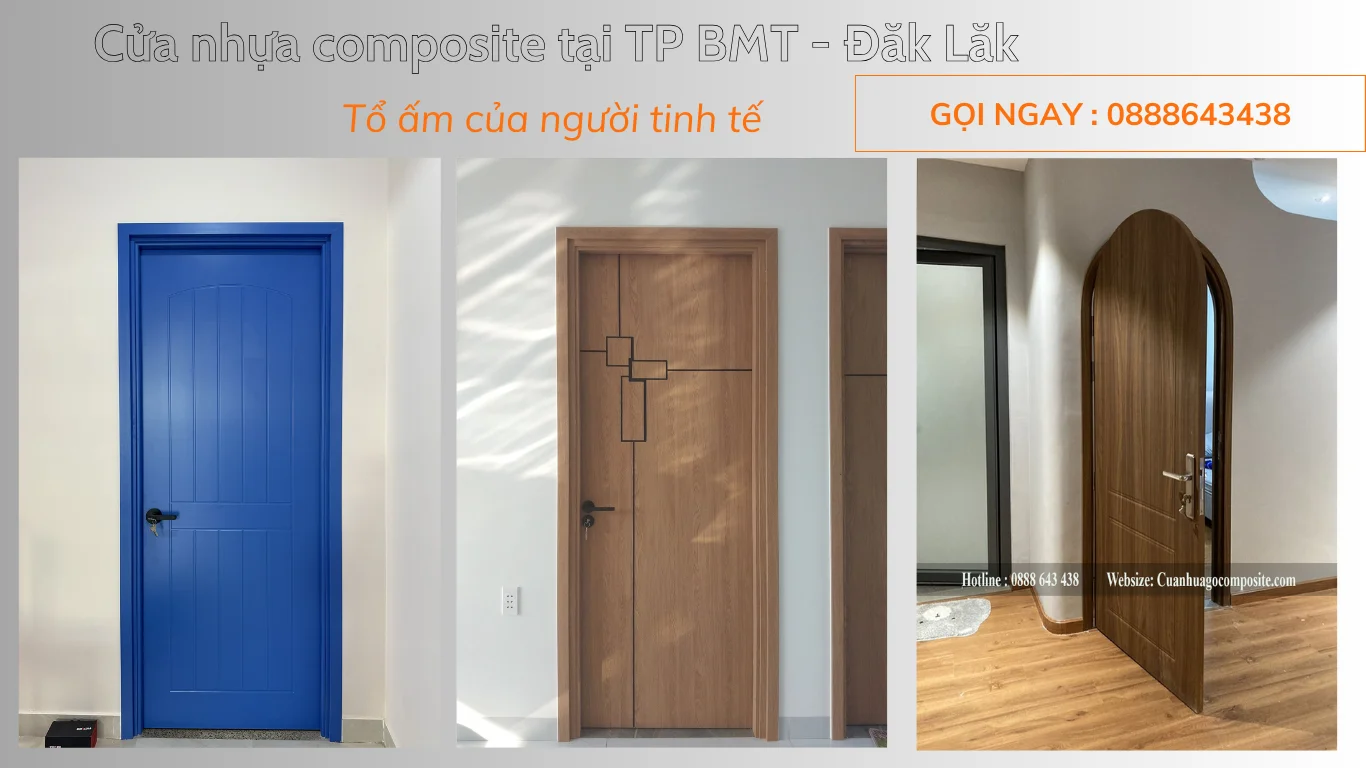 Cửa nhựa composite tại TP BMT – Đăk Lăk [Báo giá mới nhất]