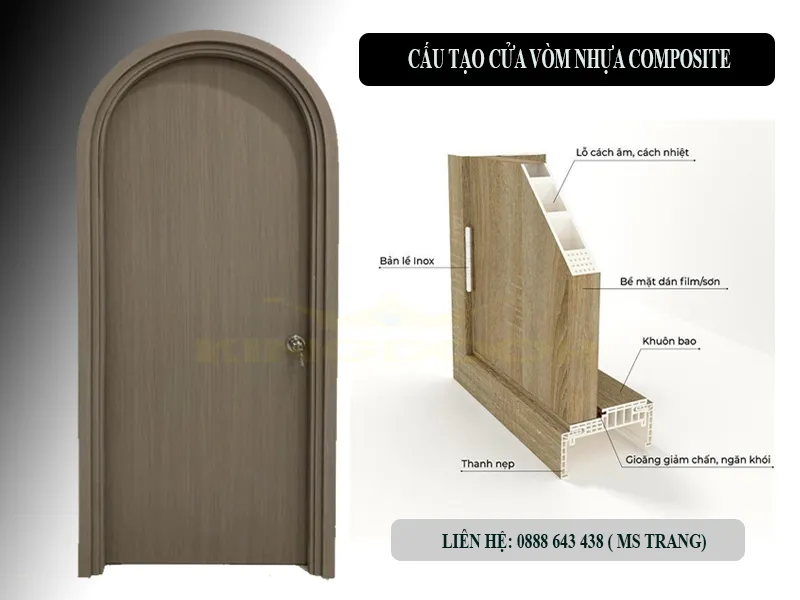 Cửa Vòm Nhựa Composite tại Kon Tum – Thi Công Trọn Gói