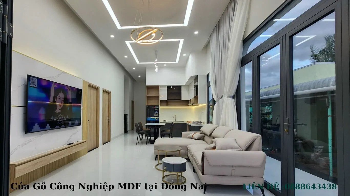 Cửa Gỗ Công Nghiệp MDF tại Đồng Nai