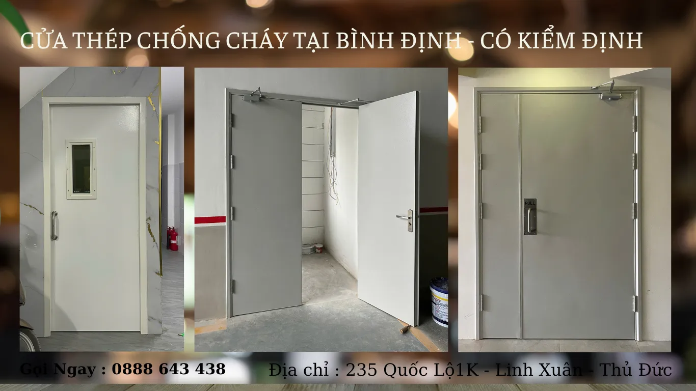 Cửa Thép Chống Cháy tại Bình Định – Có Kiểm Định