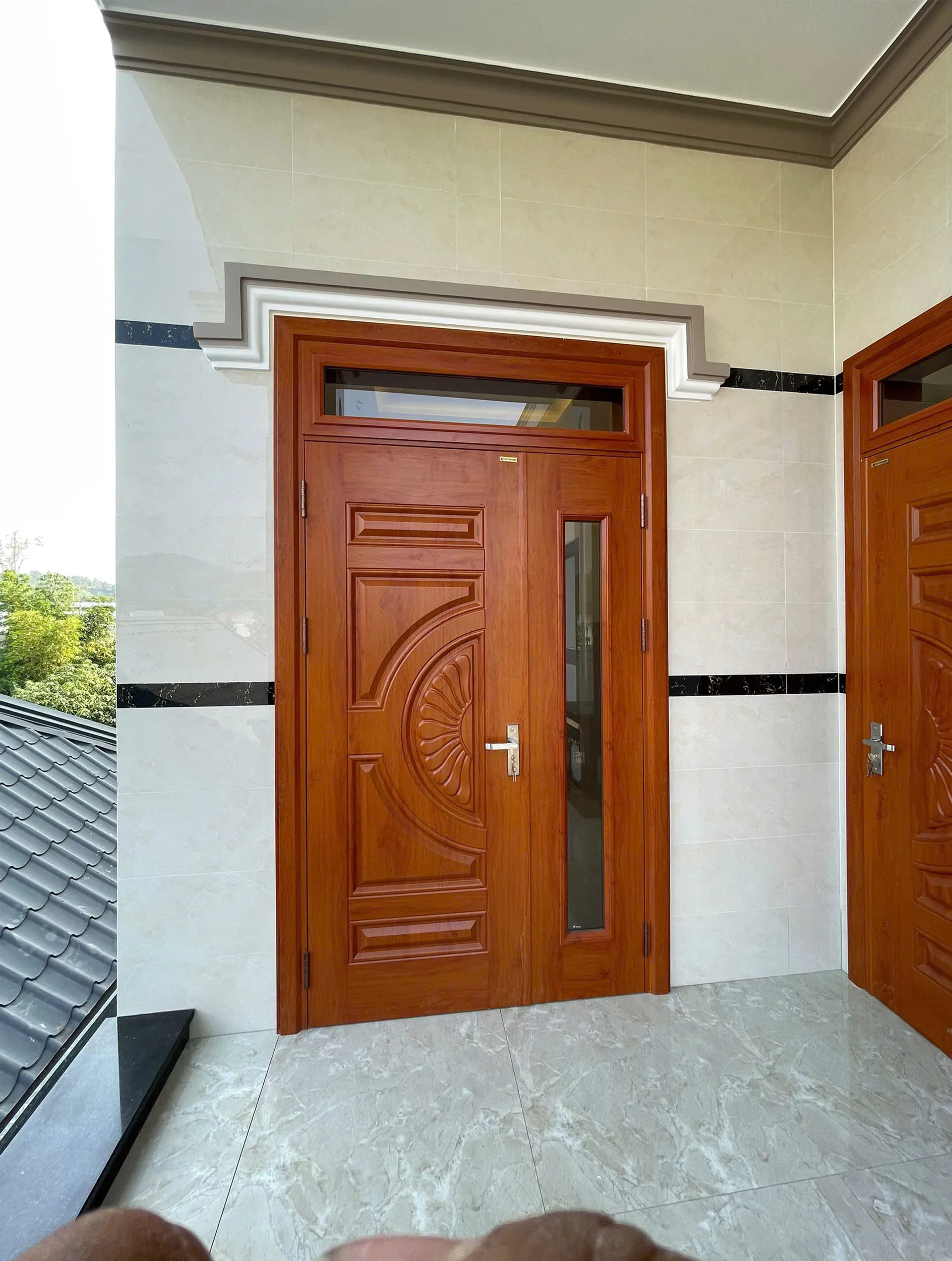 Cửa Thép Vân Gỗ tại Đức Hòa – Long An | Bao nhiêu 1m2