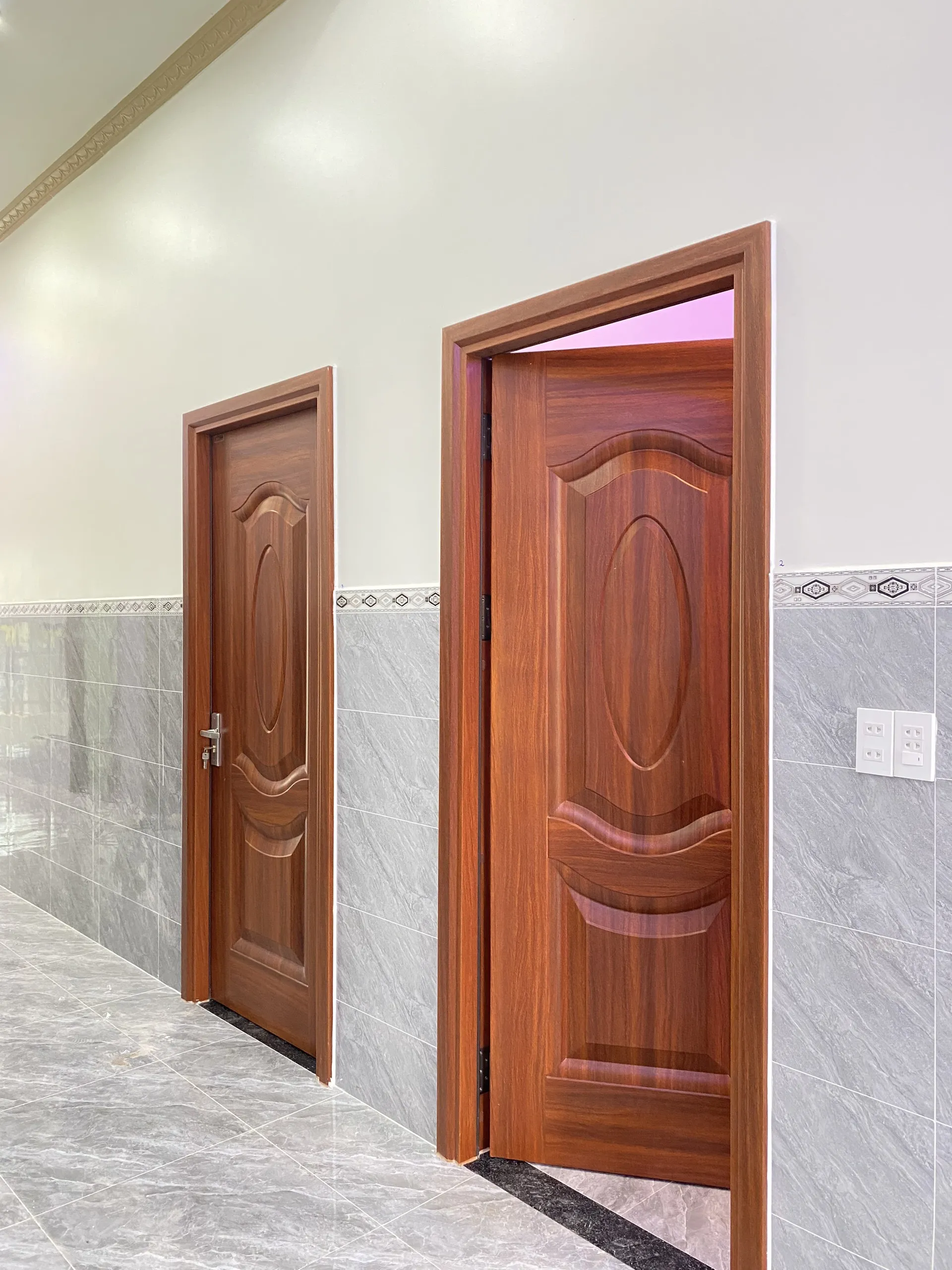 Cửa Thép Vân Gỗ 1 Cánh