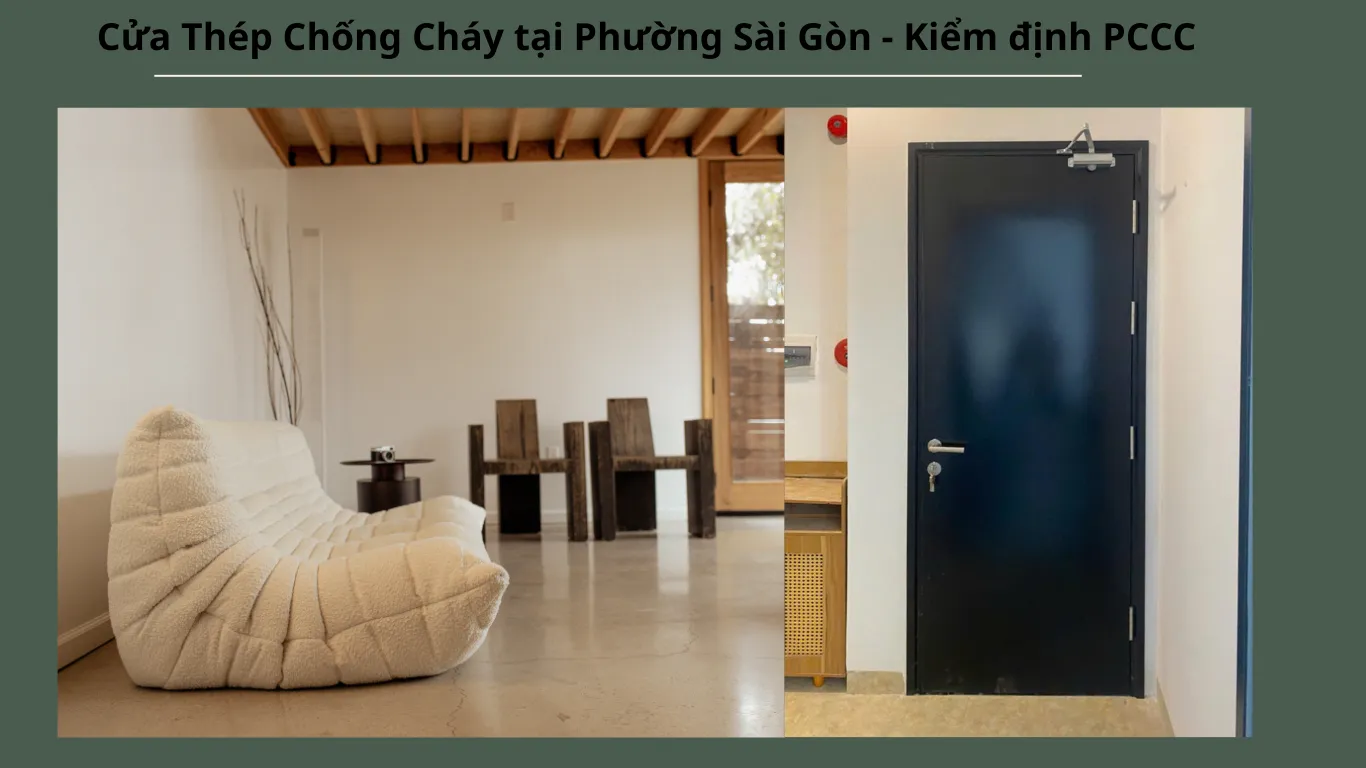 Cửa Thép Chống Cháy tại Phường Sài Gòn – Kiểm định PCCC