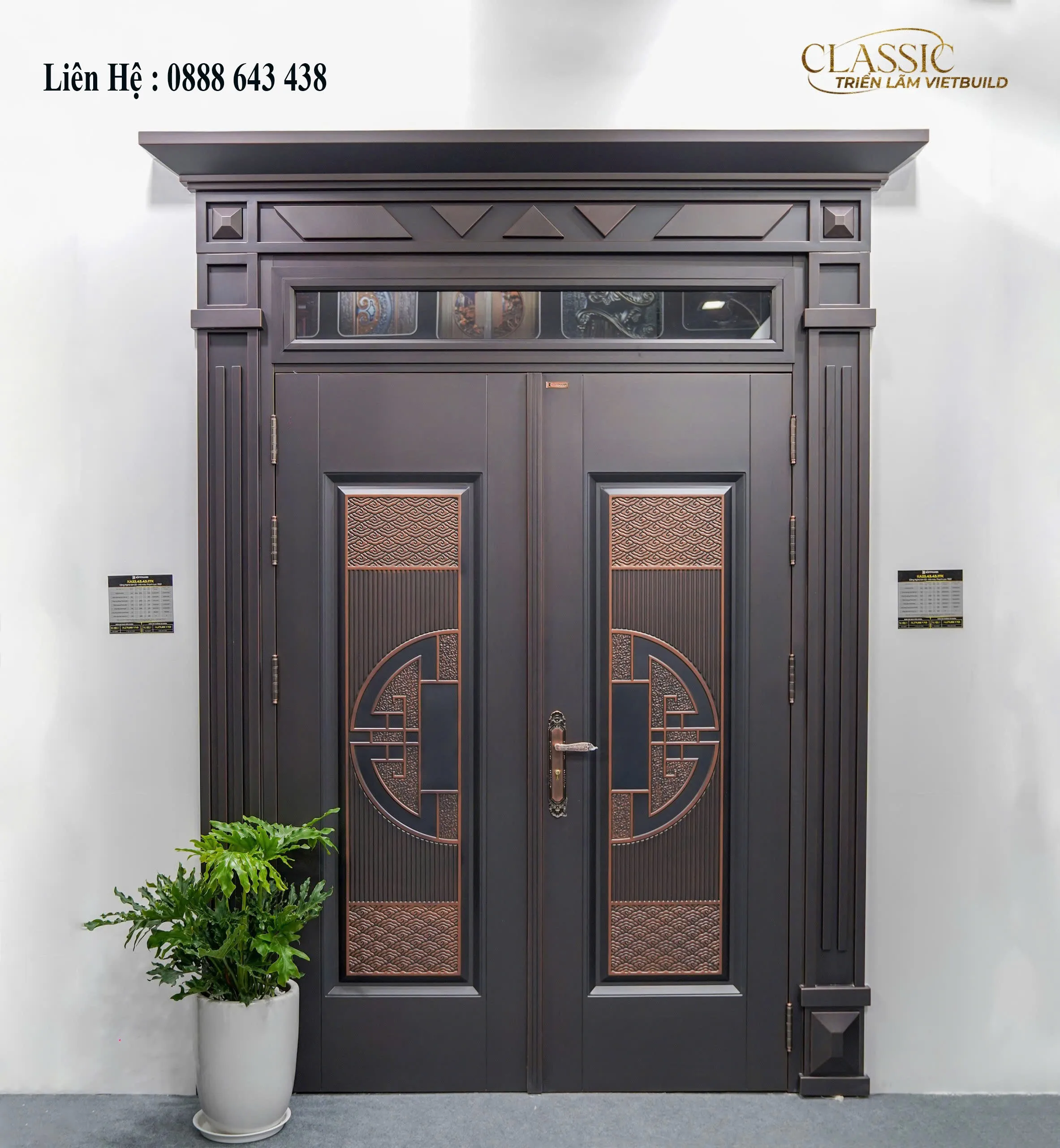 Cửa Thép Vân Gỗ Classic tại Phường Sài Gòn-Công Nghệ Sơn 5D