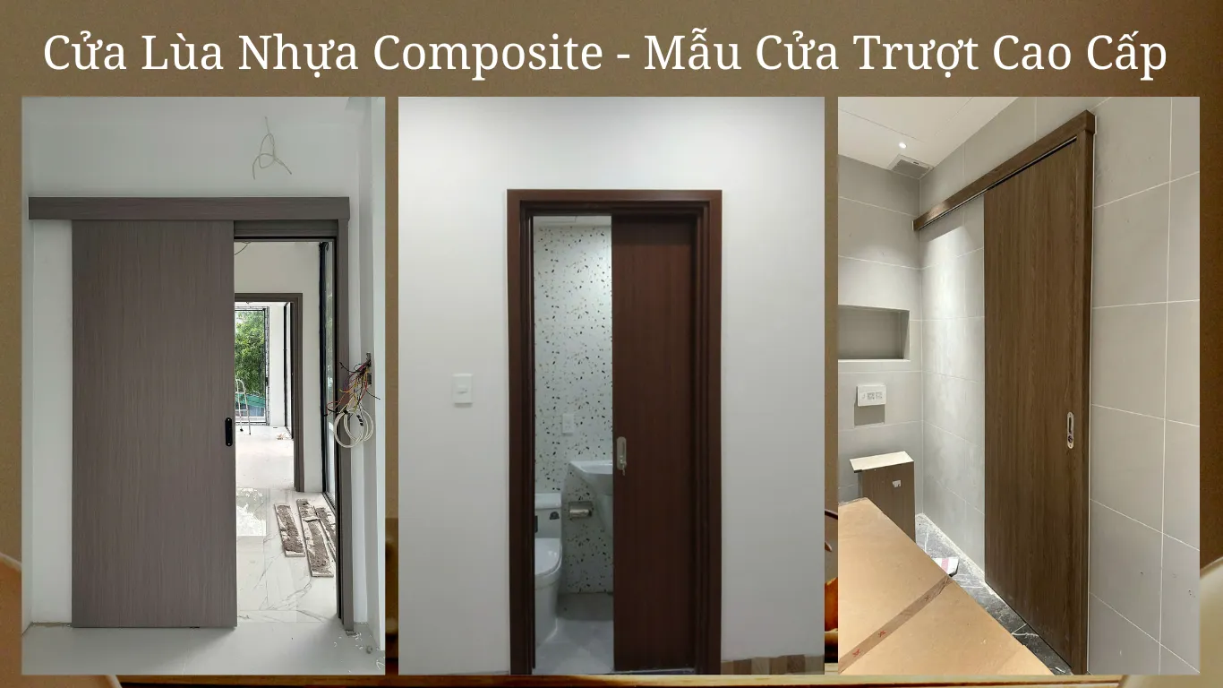 Cửa Lùa Nhựa Composite – Mẫu Cửa Trượt Cao Cấp