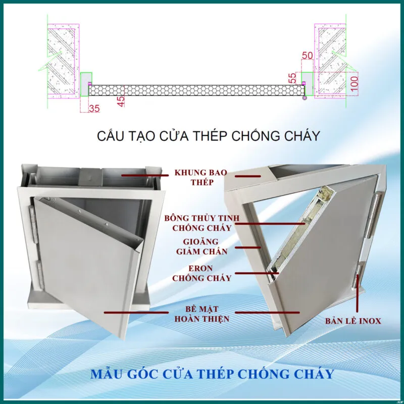 Cửa Thép Chống Cháy tại Quận 9 – TP HCM chỉ từ 2.550.000đ/m2